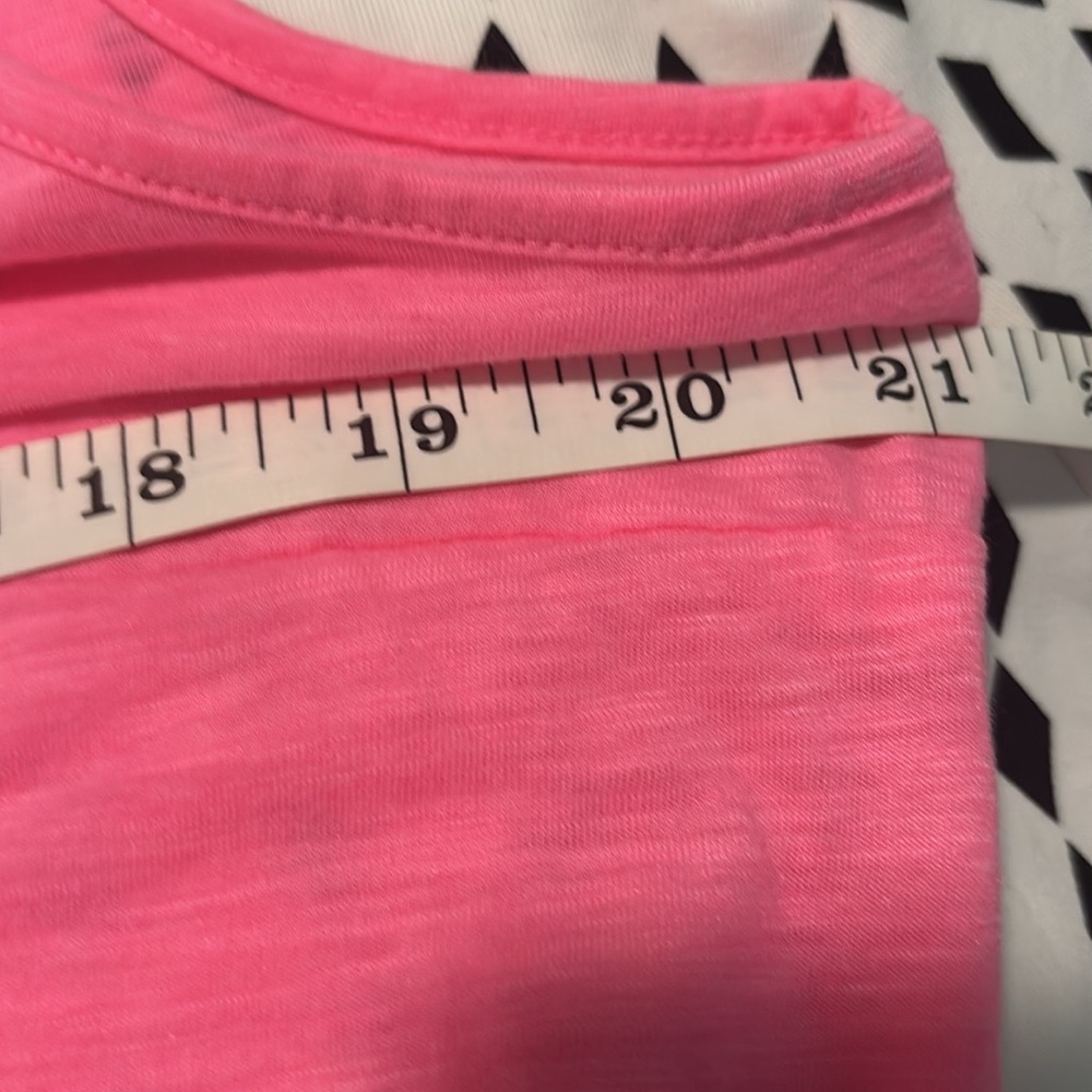Lilly Pulitzer Gigi ruffle tank top. NWT. Havana Pink XL - Picture 5 of 6